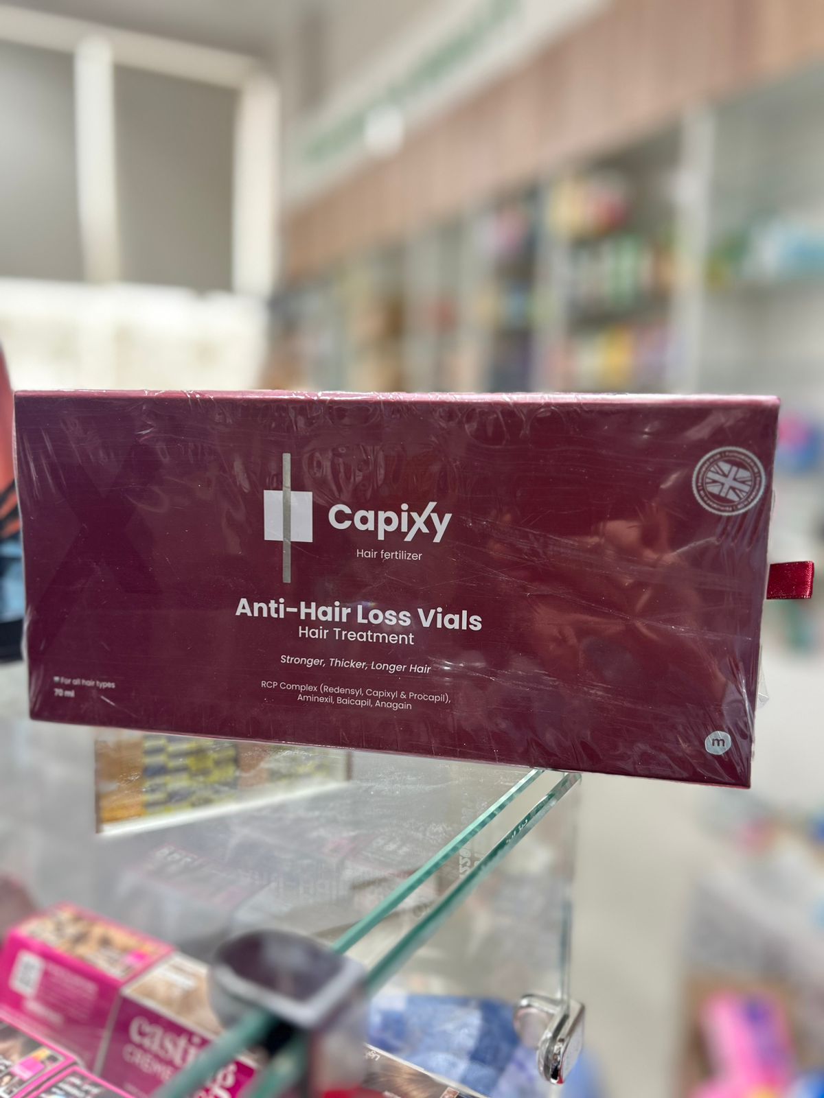 capixy anti hair loss vials
