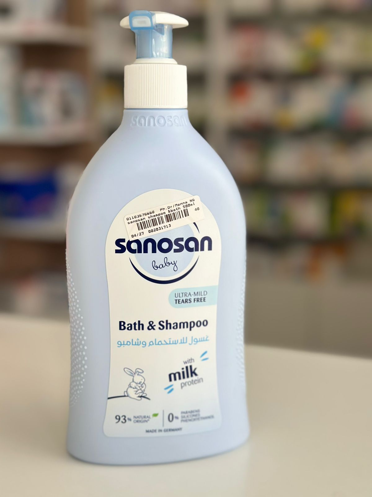 sanosan shampoo &bath 500ml